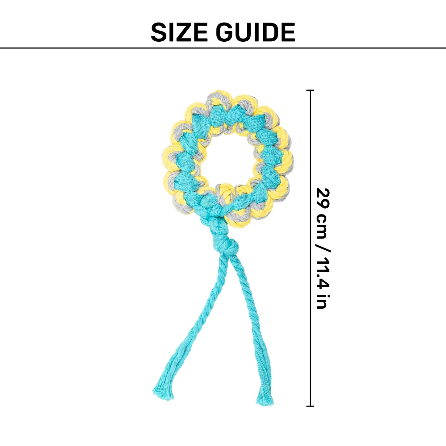 HUFT Chewsies Ring Rope Toy For Dog
