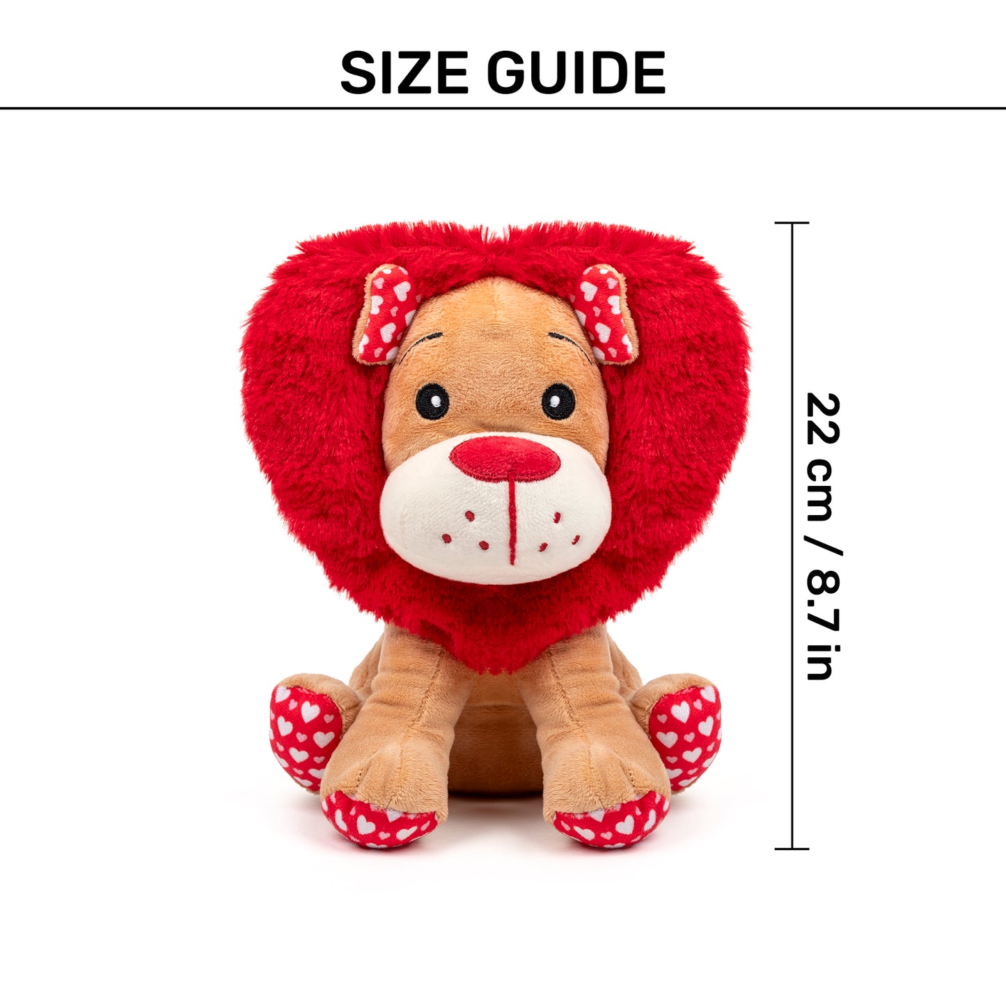 HUFT Love Lion Squeaky Plush Toy For Dog