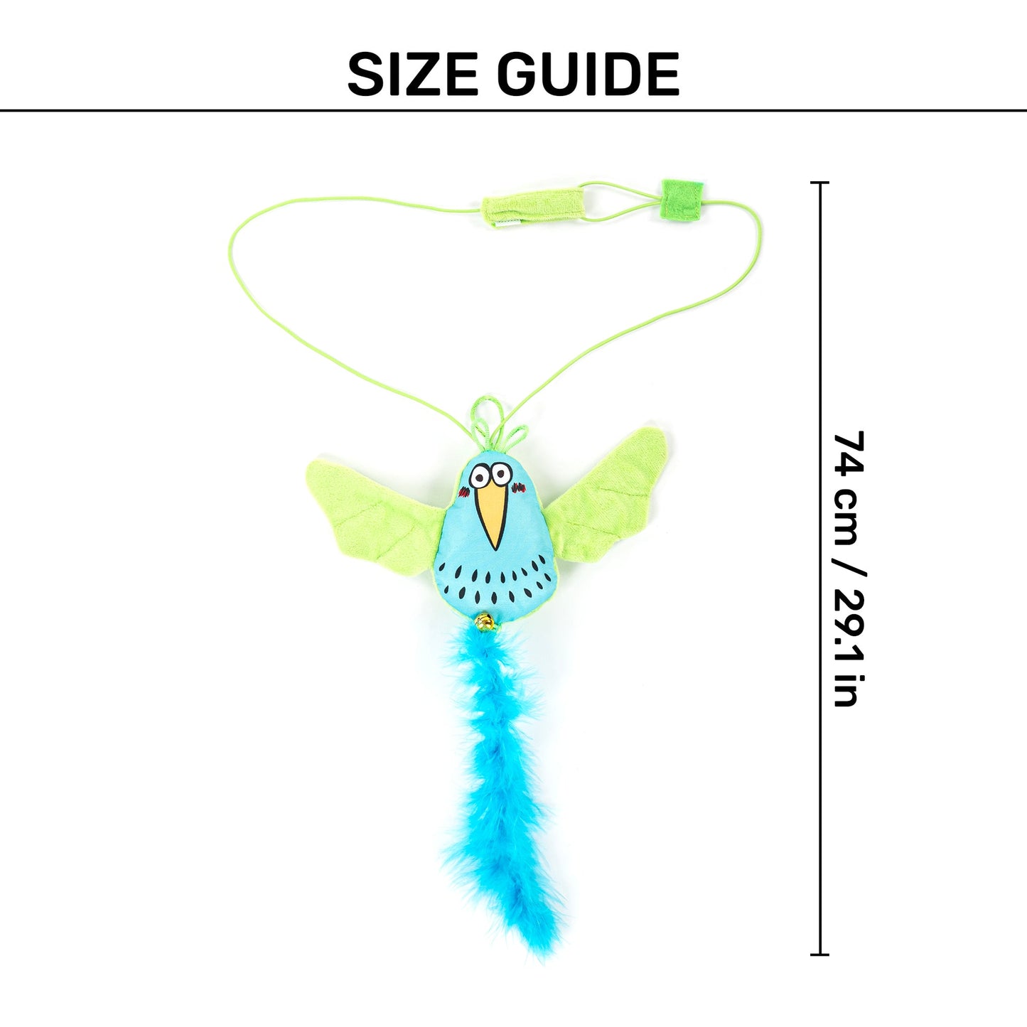 HUFT Flying Birdy Teaser Toy With Catnip For Cat