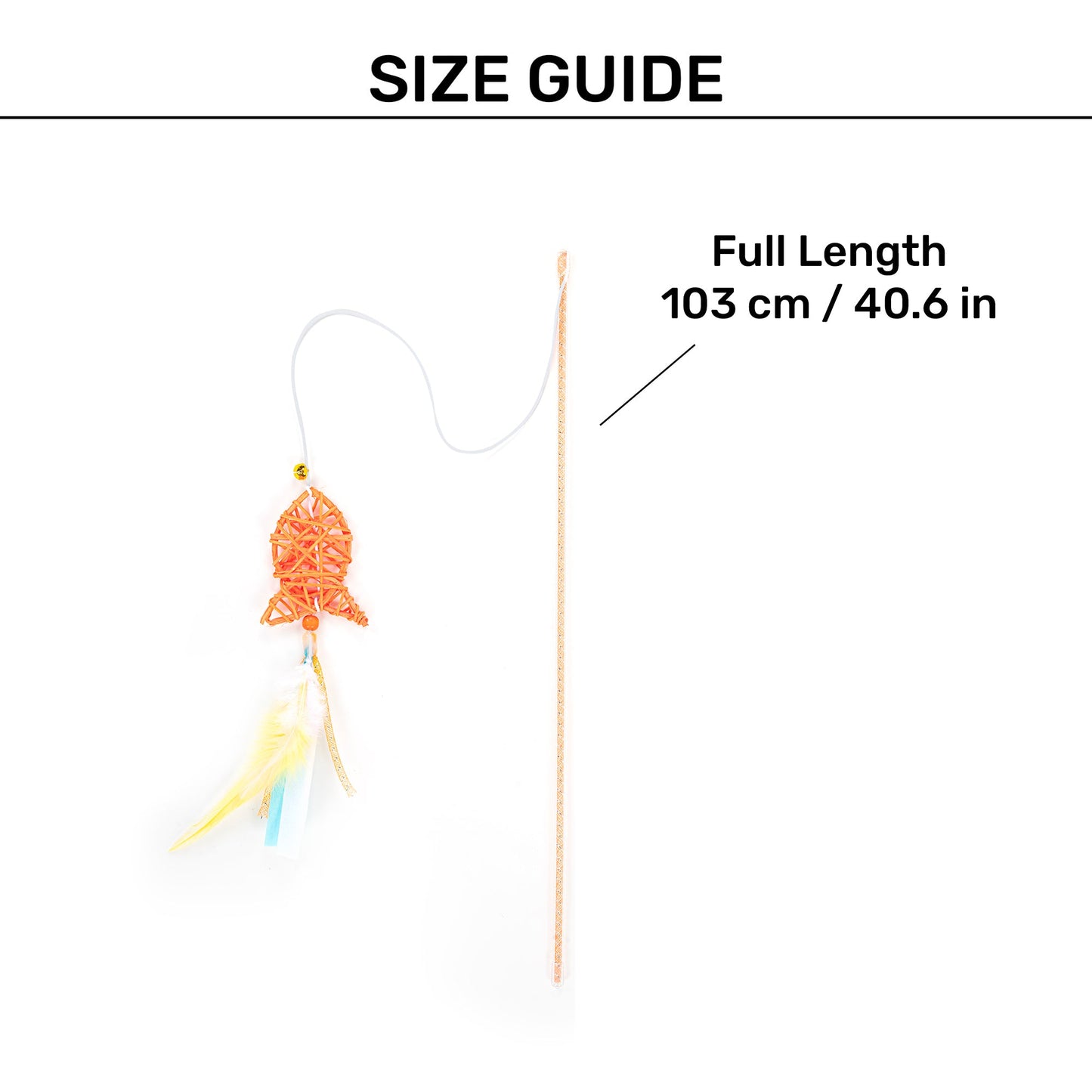 HUFT Fishing Trip Wand Toy For Cat