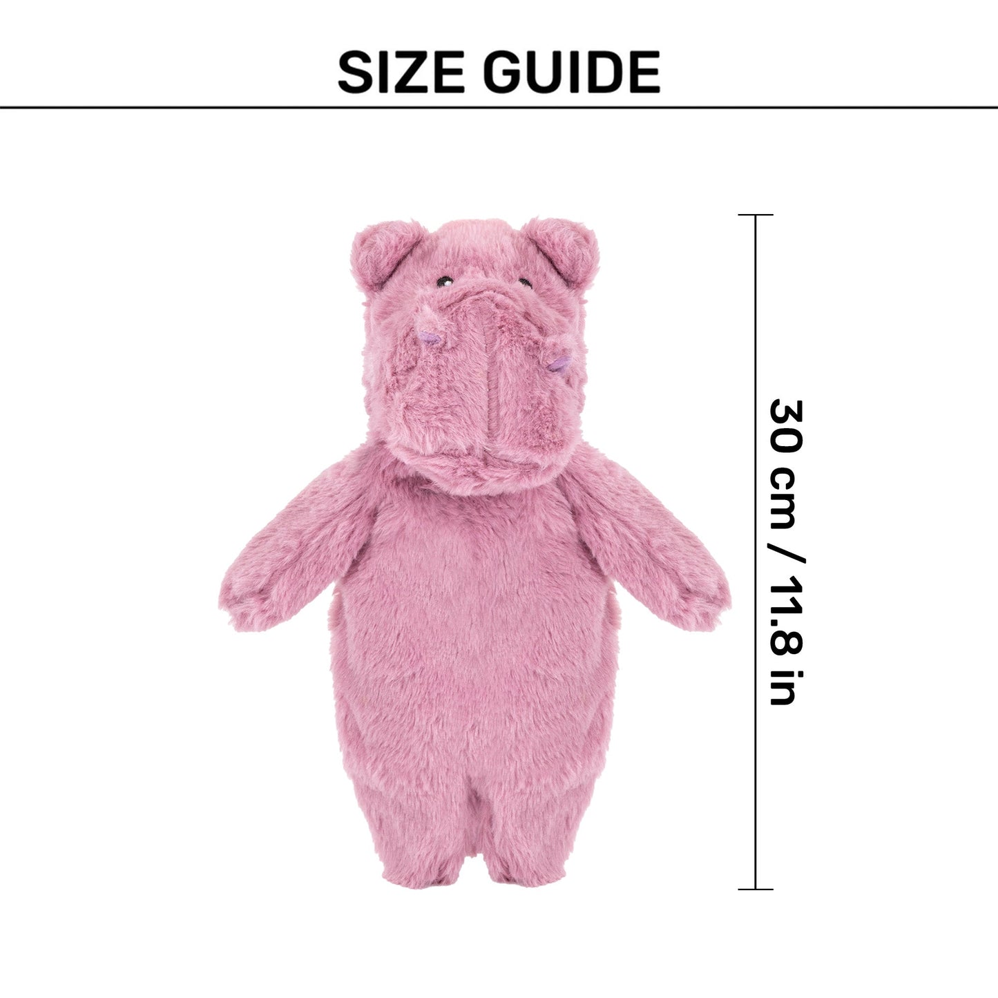 HUFT Happy Hippo Toy For Dog
