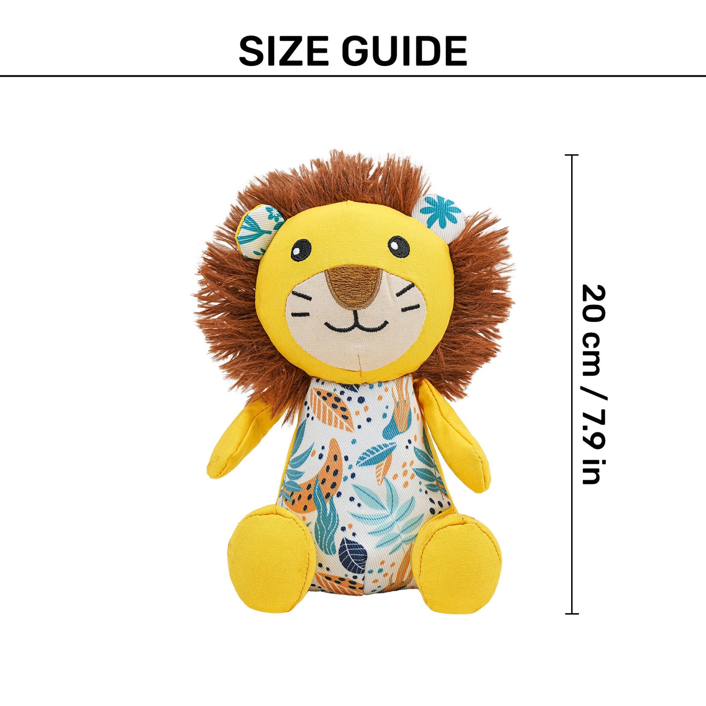 HUFT Lionel The Lion Squeaky Toy For Puppy
