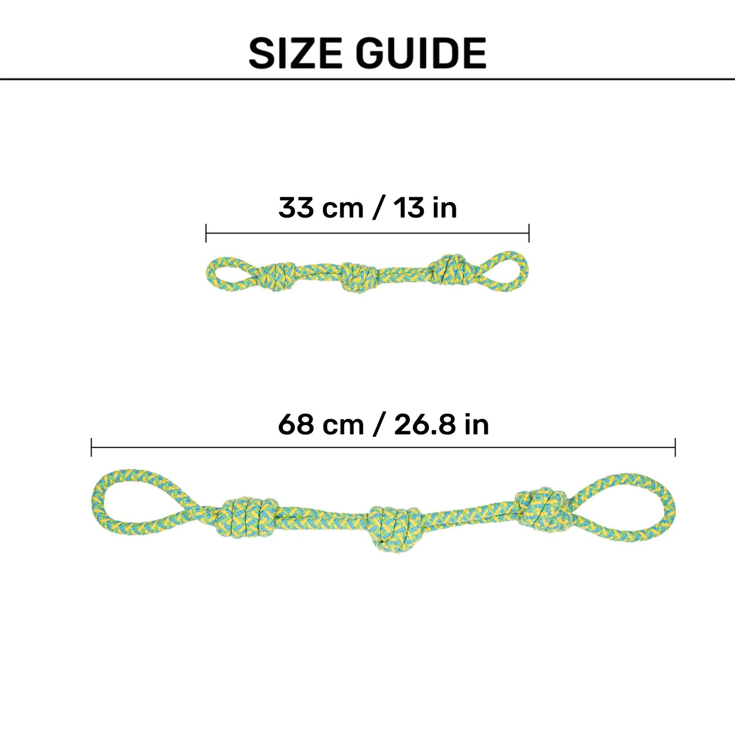 Dash Dog Tuff Tugger Rope Toy For Dog - Multicolor