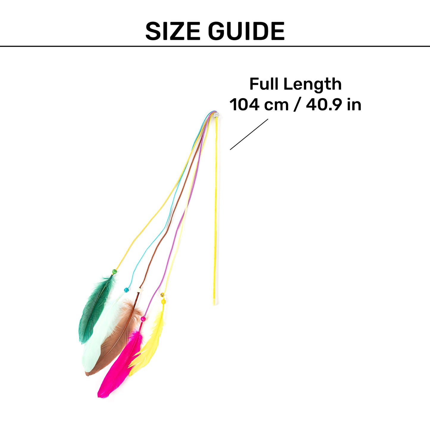 HUFT Funny Feathers Wand Toy For Cat