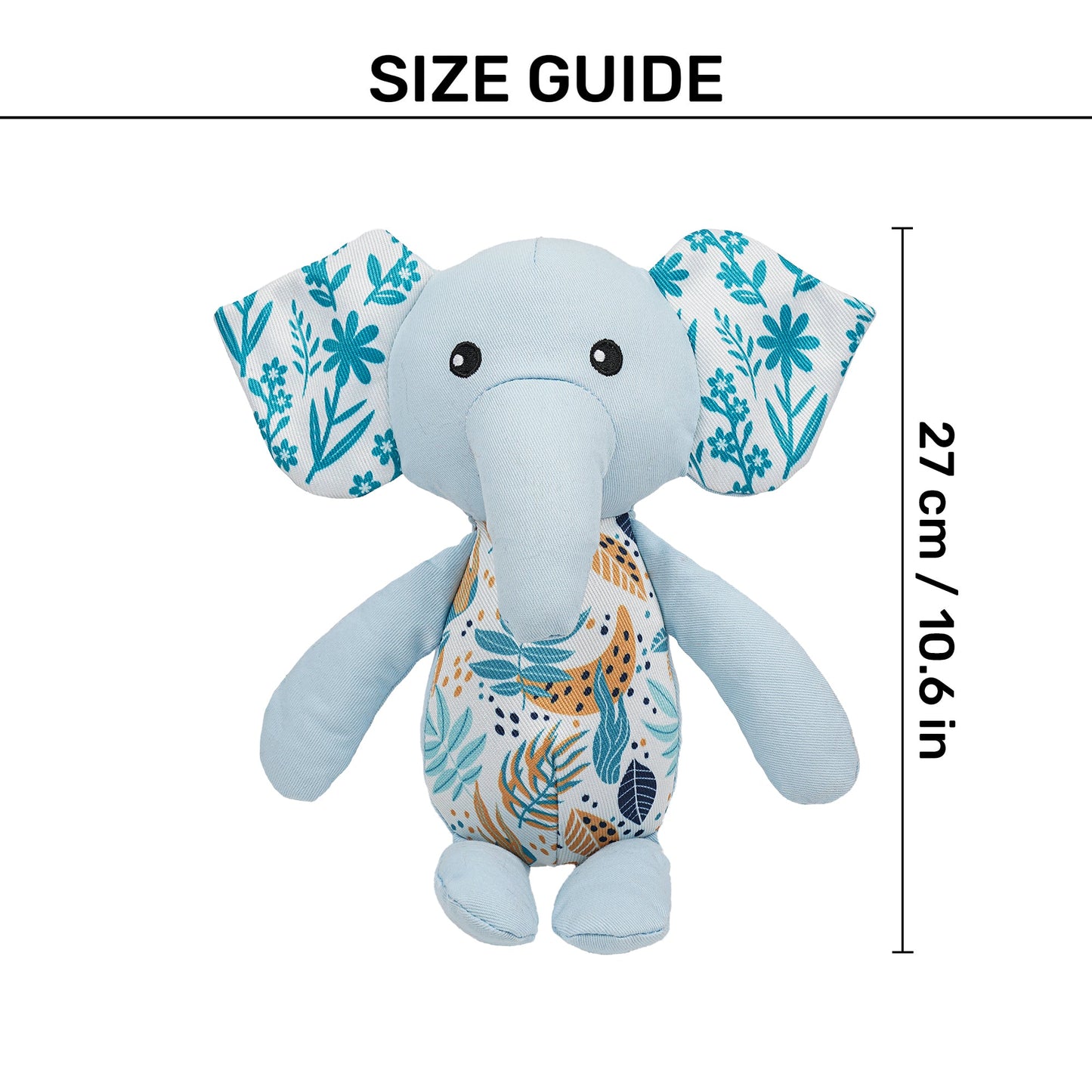 HUFT Elle The Elephant Squeaky Toy For Puppy