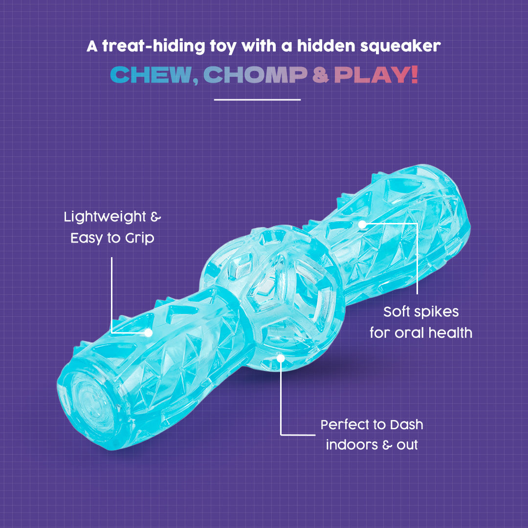 Dash Dog Squeak & Chomp Toy For Dog