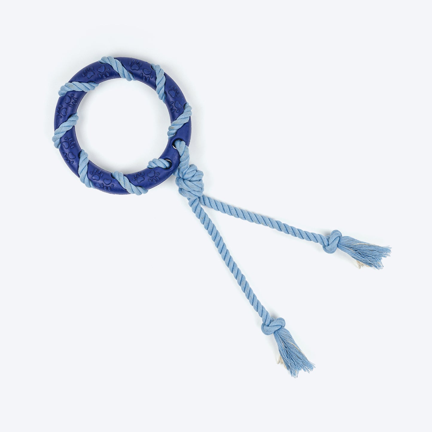 Dash Dog Disc Tugger Rope Toy For Dog - Navy Blue