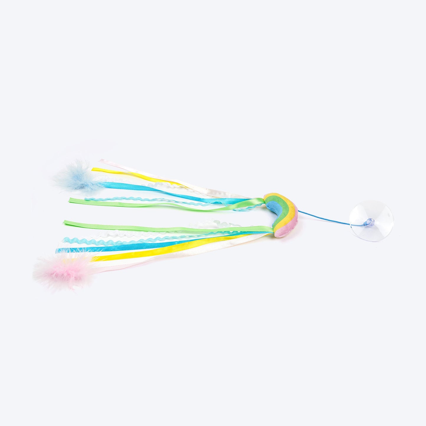 HUFT Dancing Rainbow Teaser Wand Toy With Catnip For Cat