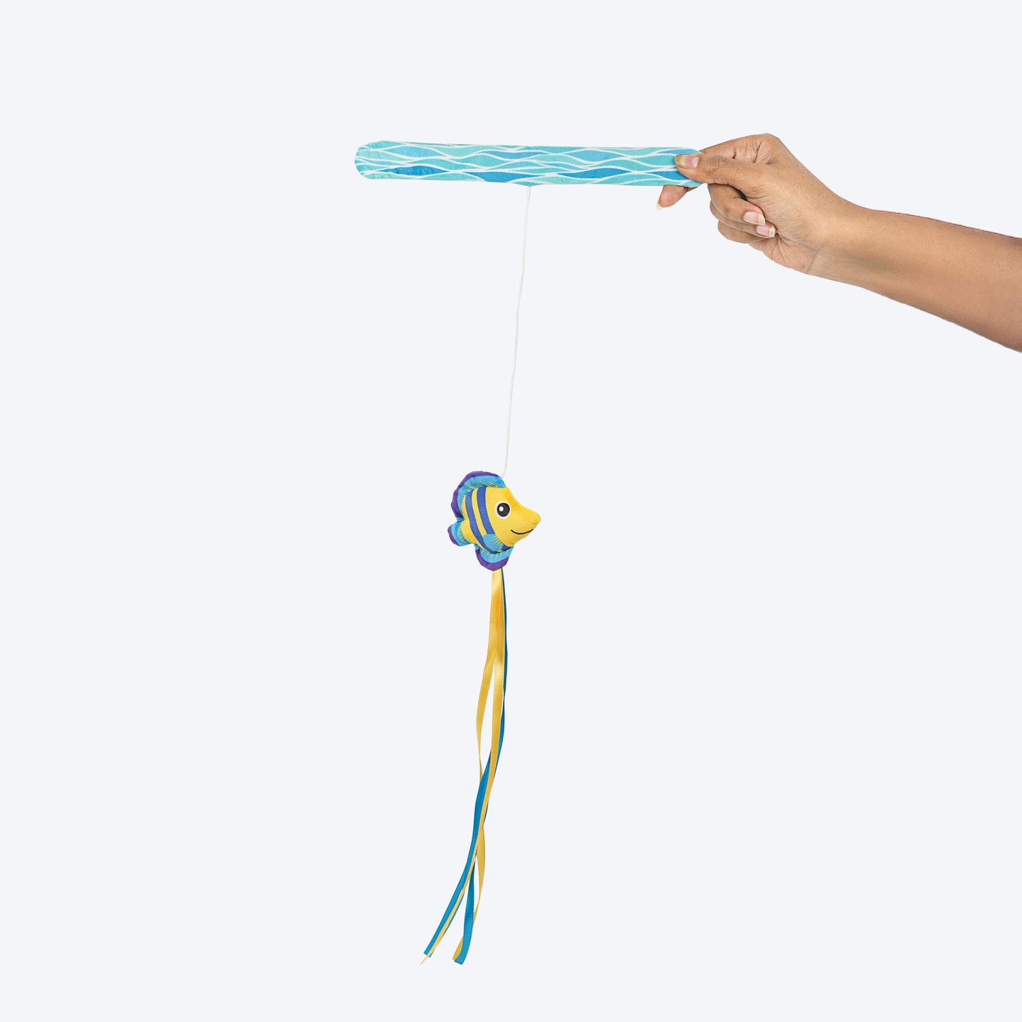 HUFT Fish Tales Teaser Wand Toy With Catnip For Cat