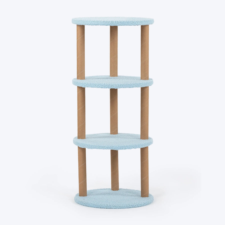 HUFT Meow Mansion Cat Tower For Cats - Grey