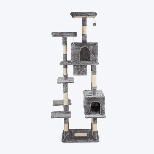 HUFT Pawfect Peak Multipurpose Cat Tree - Grey