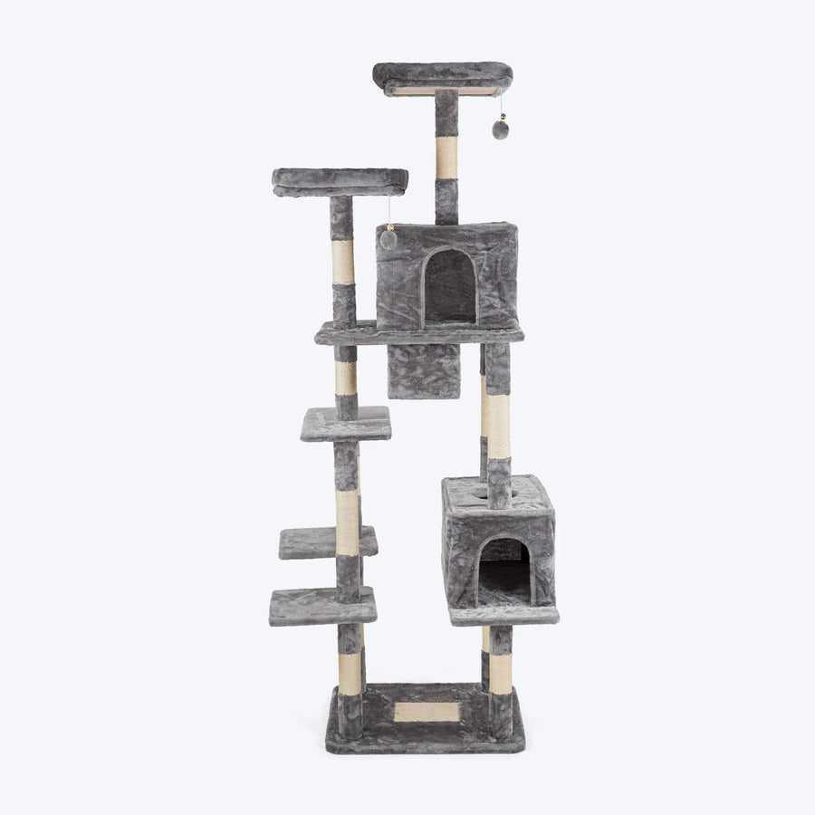 HUFT Pawfect Peak Multipurpose Cat Tree - Grey