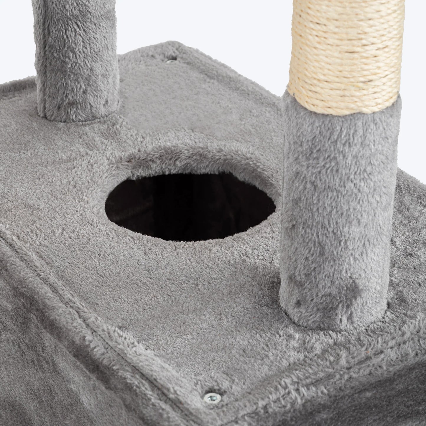 HUFT Pawfect Peak Multipurpose Cat Tree - Grey