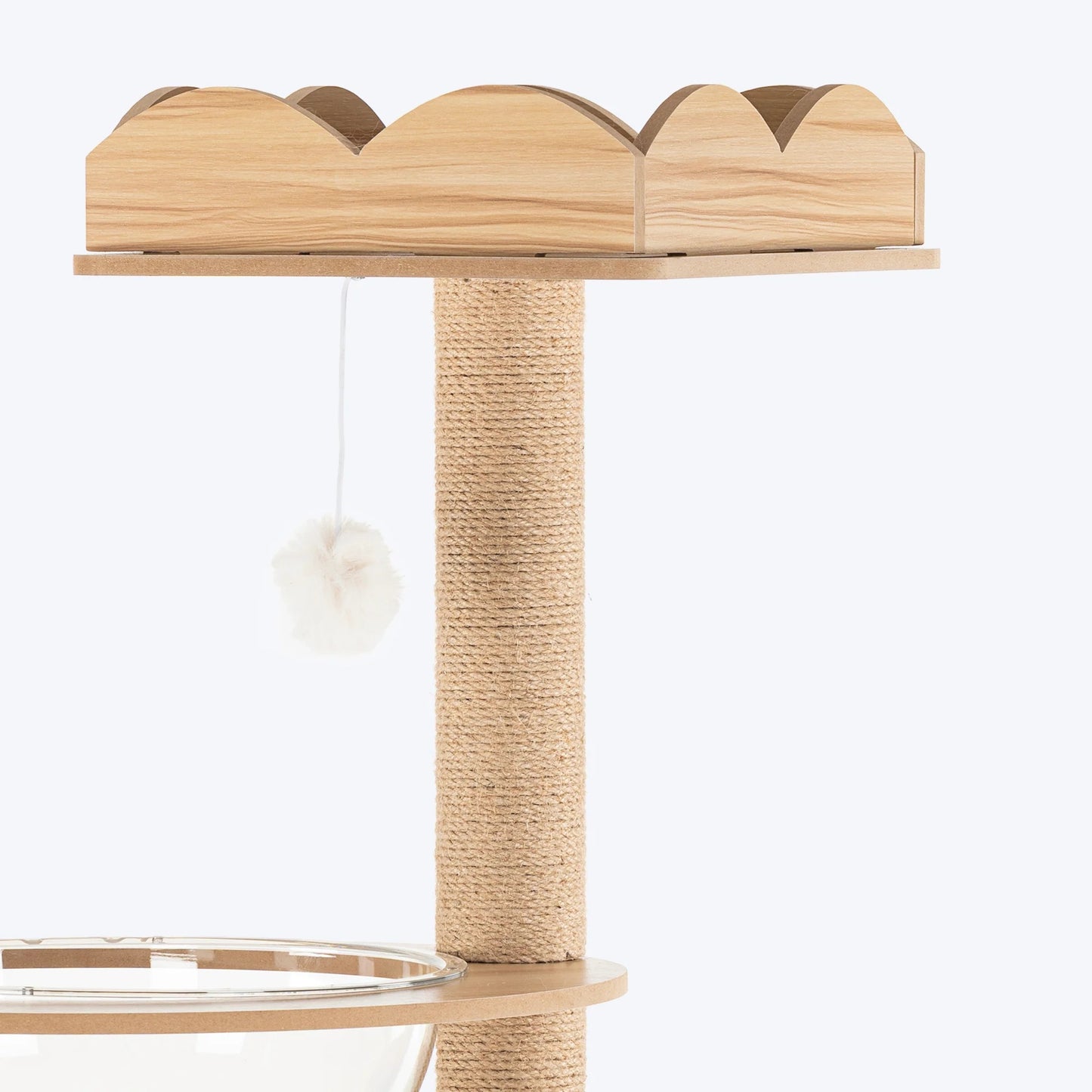 HUFT Woodsy Whiskers Multipurpose Cat Tree - Beige