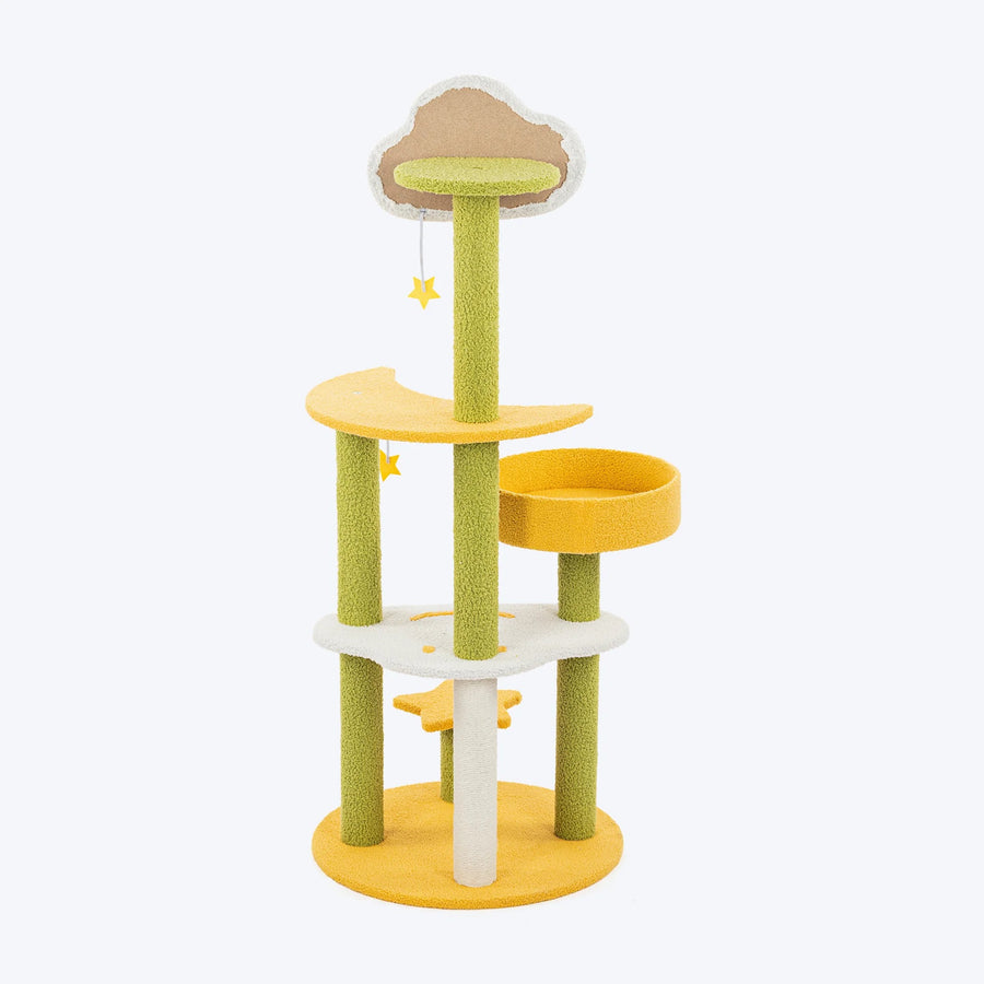 HUFT Twinkle Paw Multipurpose Cat Tree - Multicolor