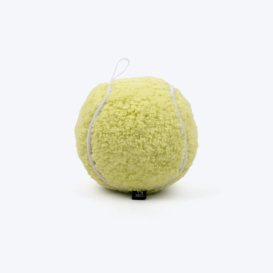 HUFT Fetch & Squeak Plush Ball For Dog - Green