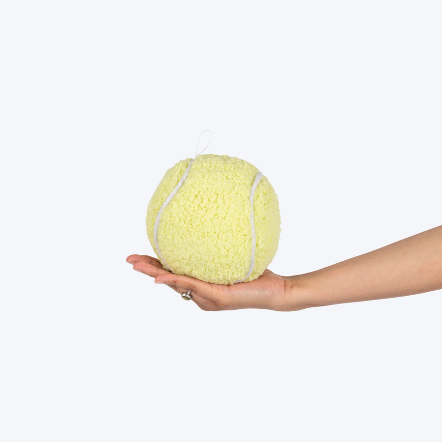 HUFT Fetch & Squeak Plush Ball For Dog - Green