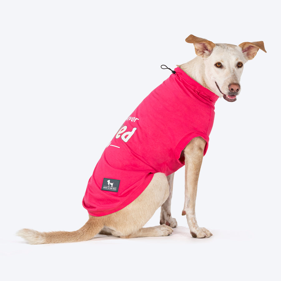 HUFT Fur-Ever Loved T-Shirt For Dogs - Pink