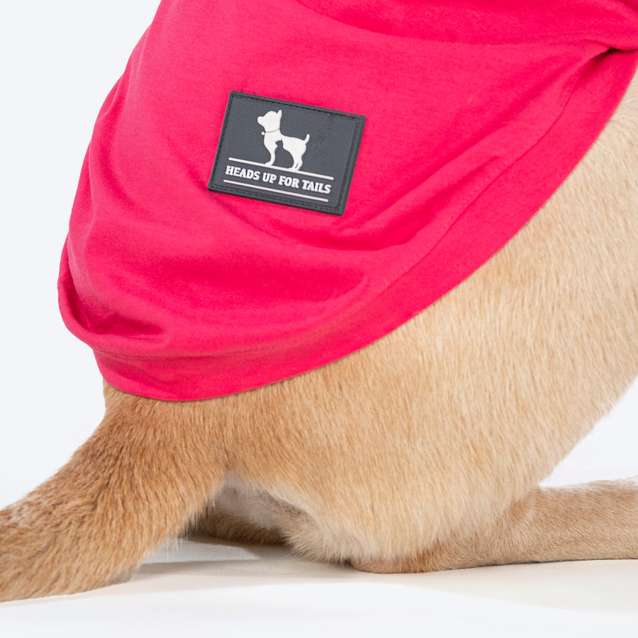 HUFT Fur-Ever Loved T-Shirt For Dogs - Pink