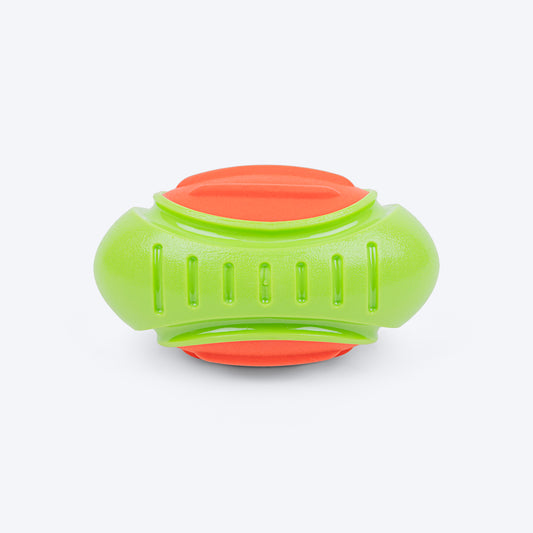 Dash Dog Sprinter Fetch Toy For Dog - Green & Orange - L