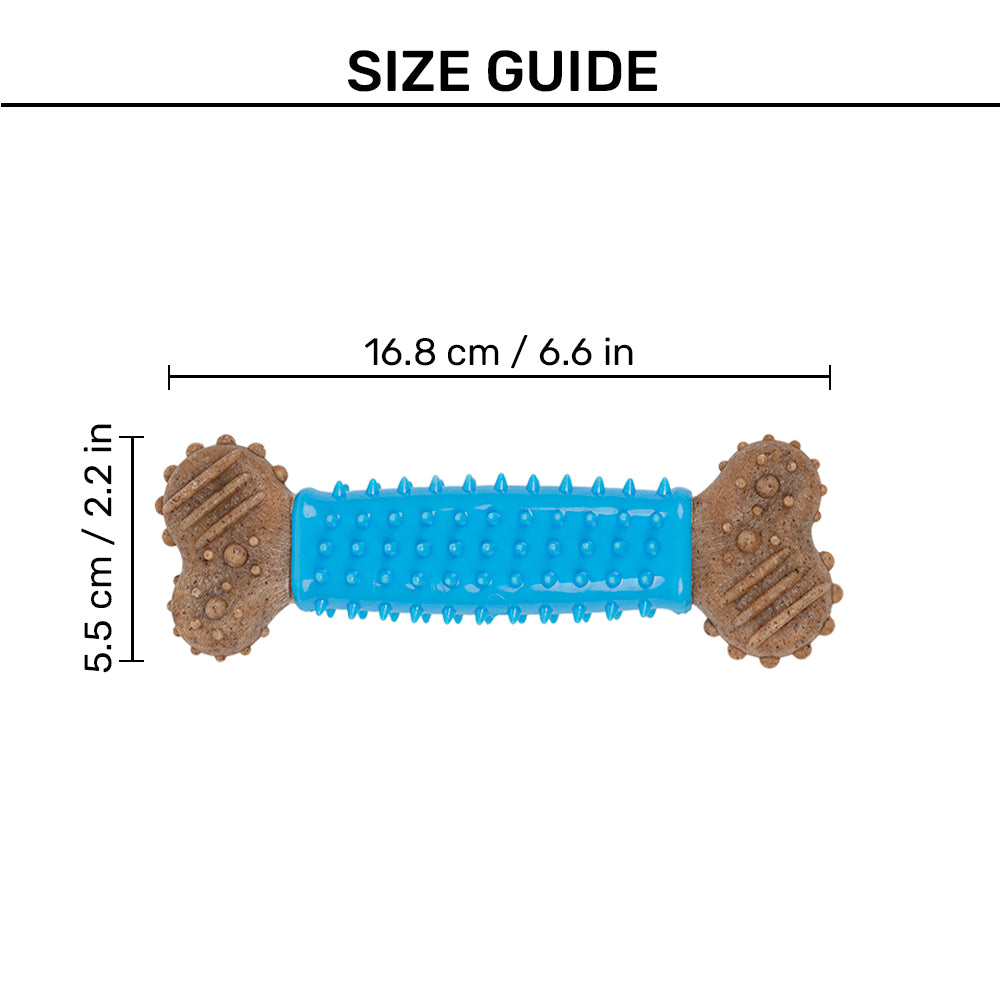 HUFT Spiky Bone Chew Toy For Dog