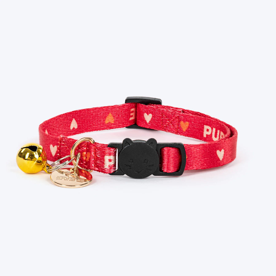 HUFT Meowvelous Collar For Cat - Orange & Red
