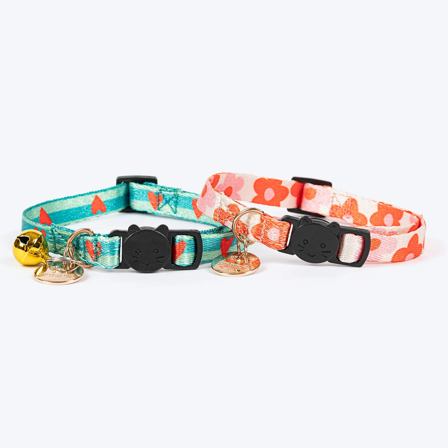 HUFT Meowvelous Collar For Cat - Multicolor & Green