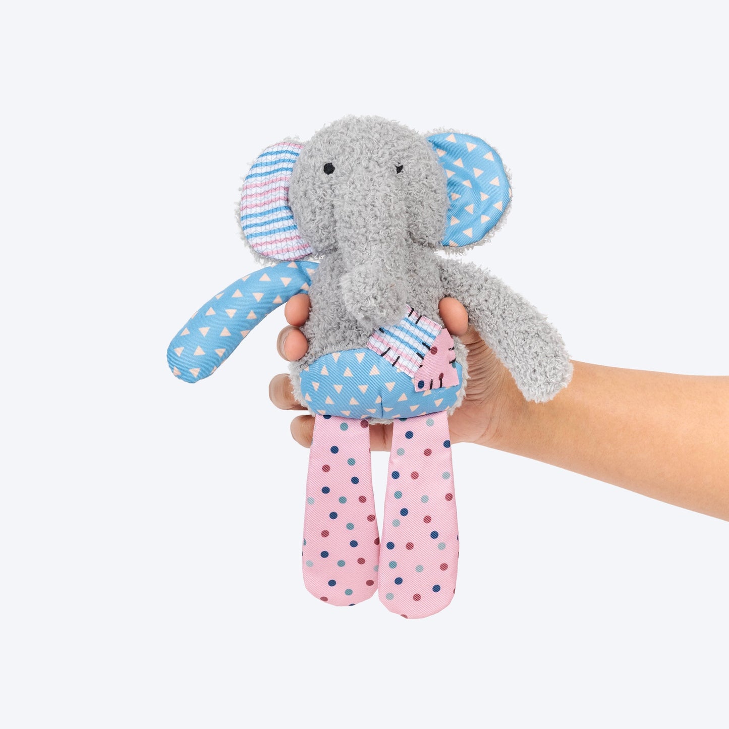 HUFT Patchy Elly Squeaky Toy For Puppy & Small Dog