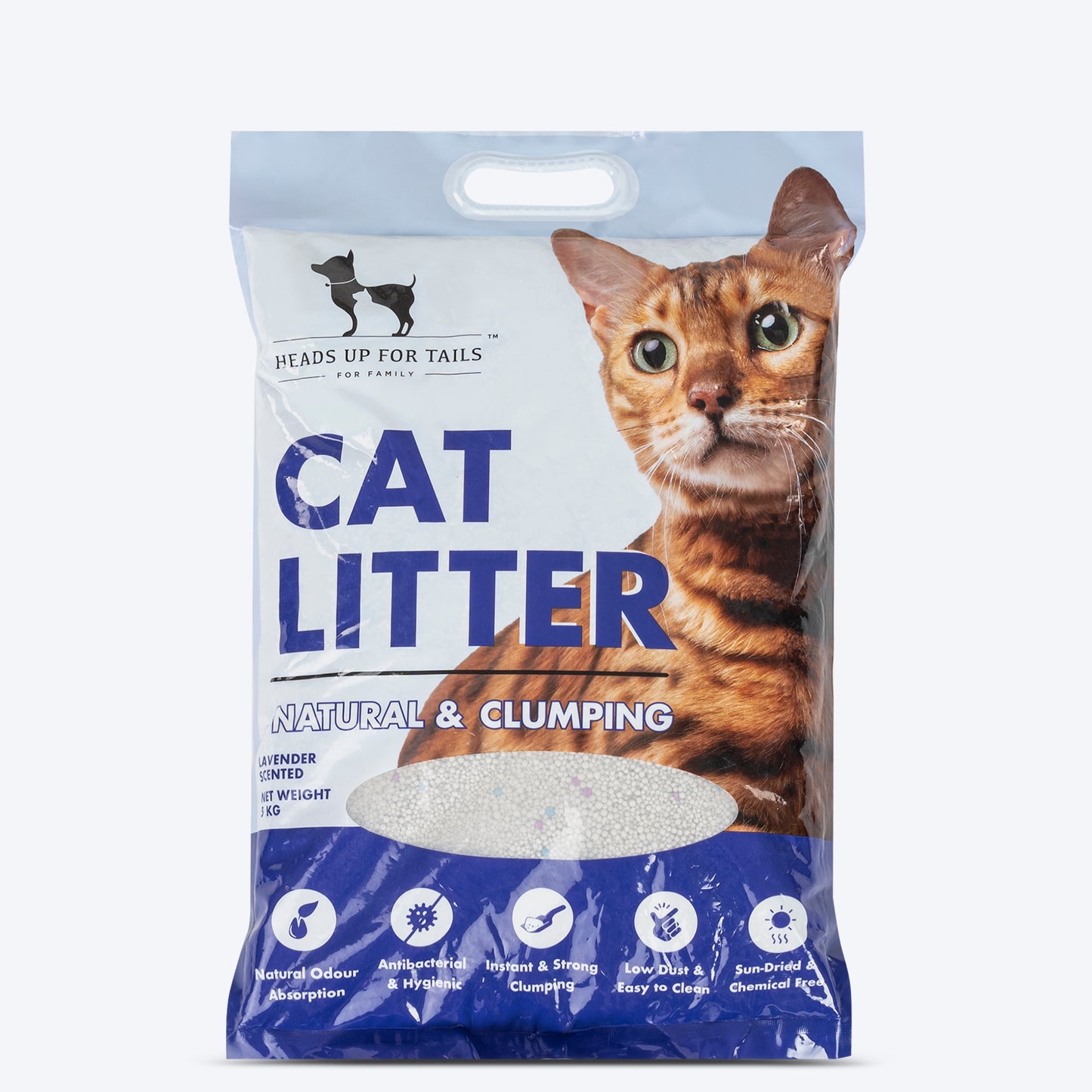 HUFT Natural & Clumping Cat Litter - Lavender - 5 kg