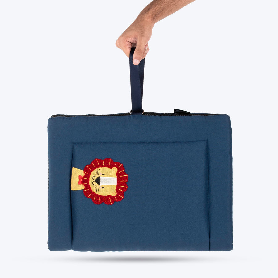HUFT Simba Flat Mat For Dog - Blue