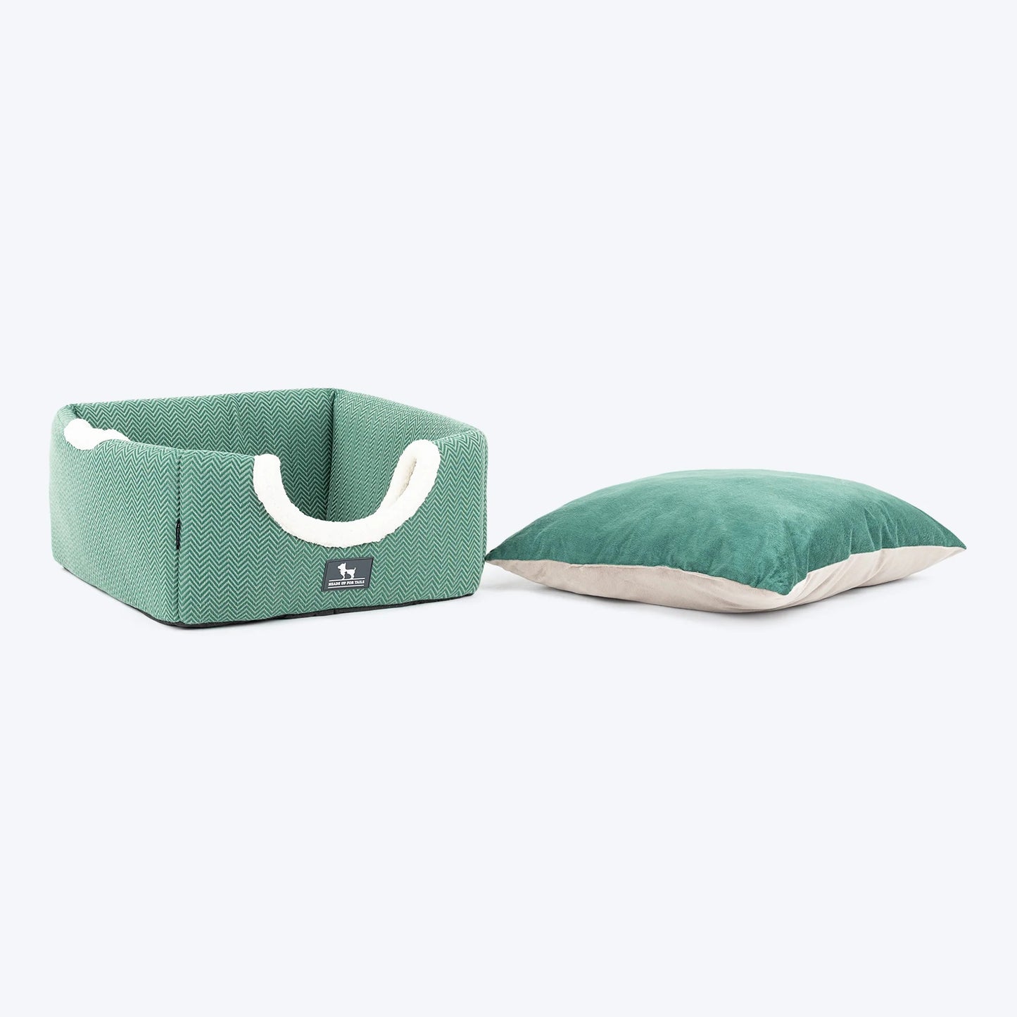 HUFT Furbulous Tent Bed For Dog - Green
