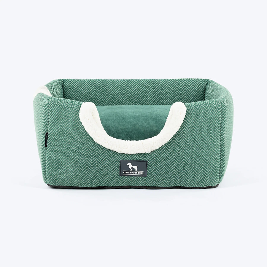 HUFT Furbulous Tent Bed For Dog - Green