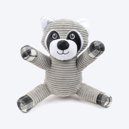 HUFT Bucky Beaver Squeaky Plush Toy For Dog - Grey
