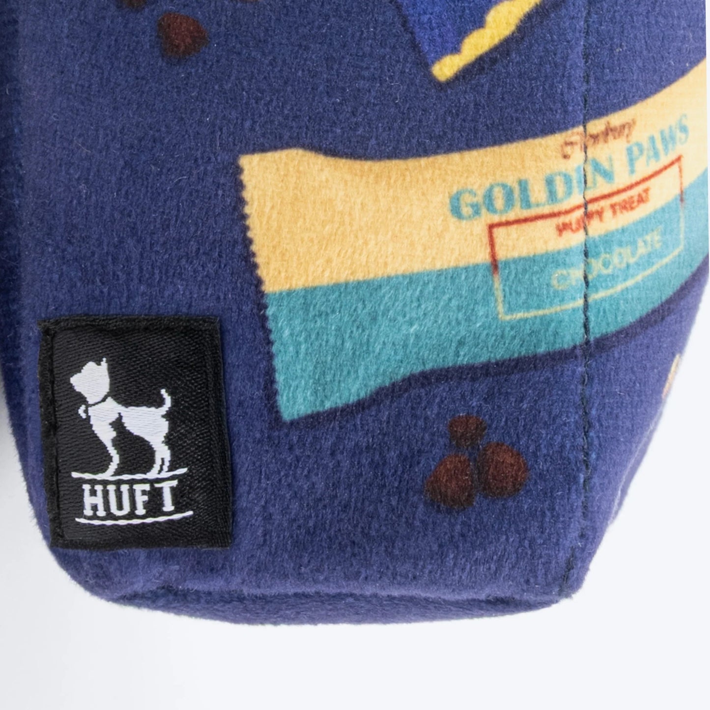 HUFT Furborites Crinkly Plush Toy For Dog - Navy Blue