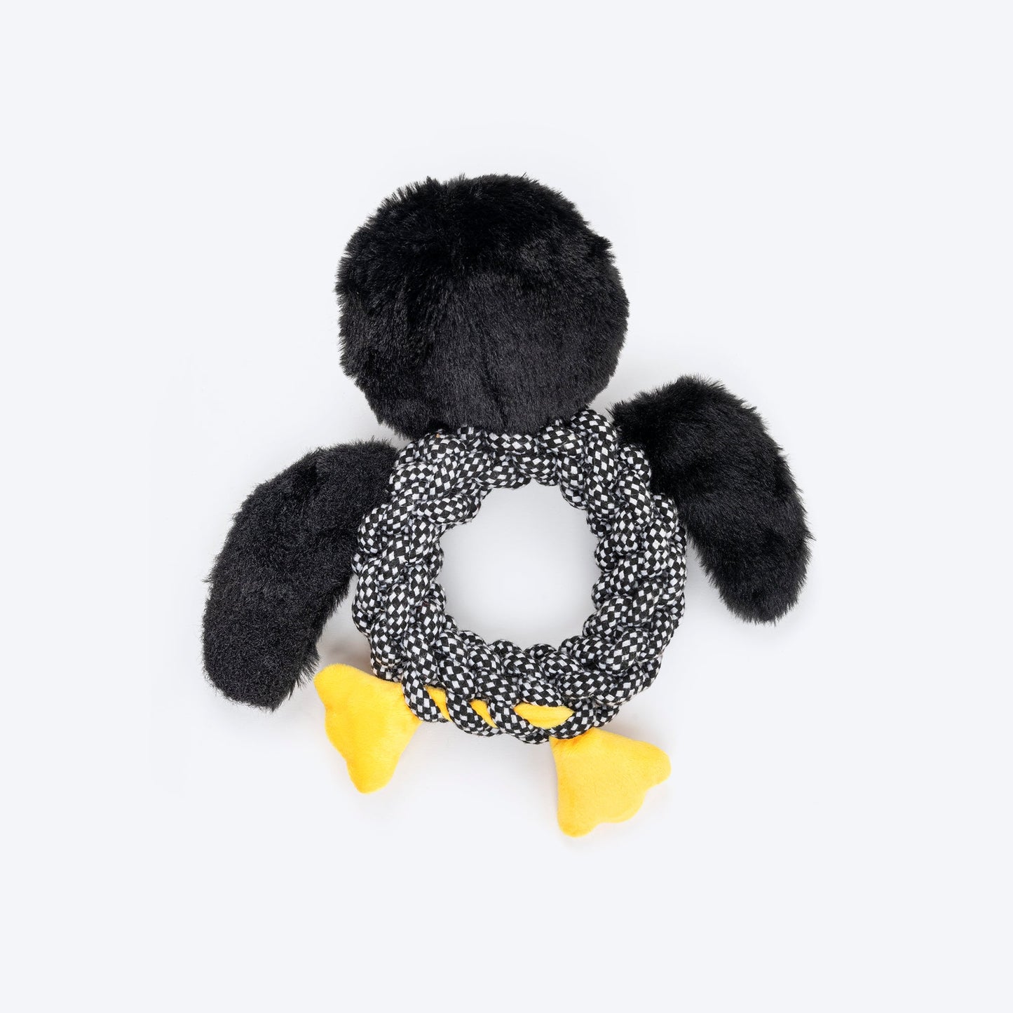 HUFT Pengu Penguin Squeaky Tug Toy For Dog