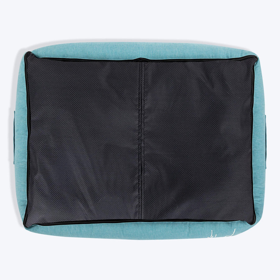 HUFT Sniff The Love Lounger Bed For Dog - Light Blue