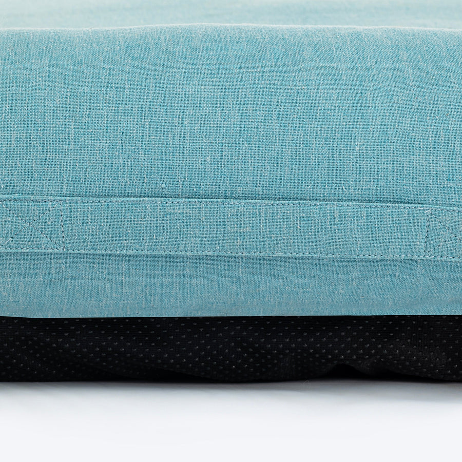 HUFT Sniff The Love Lounger Bed For Dog - Light Blue