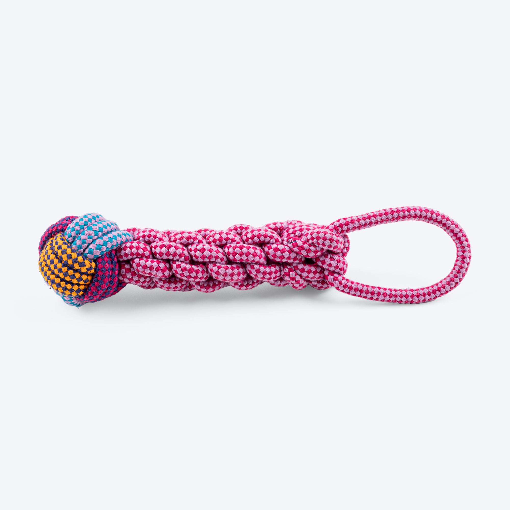 Dash Dog Knots Of Fun Rope Dog Toy Pink HUFT SG