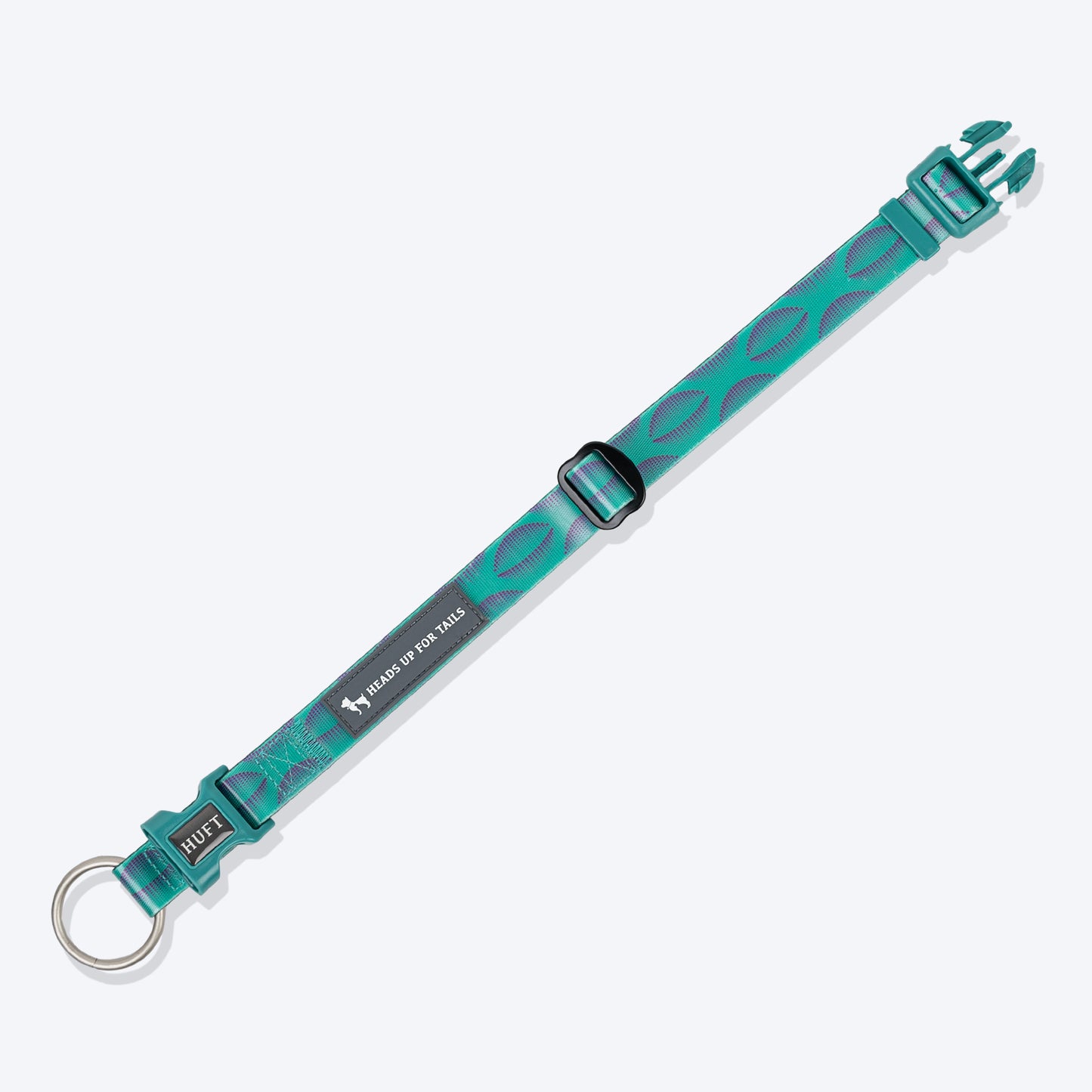 HUFT Oval Opulence Waterproof Collar For Dog - Green
