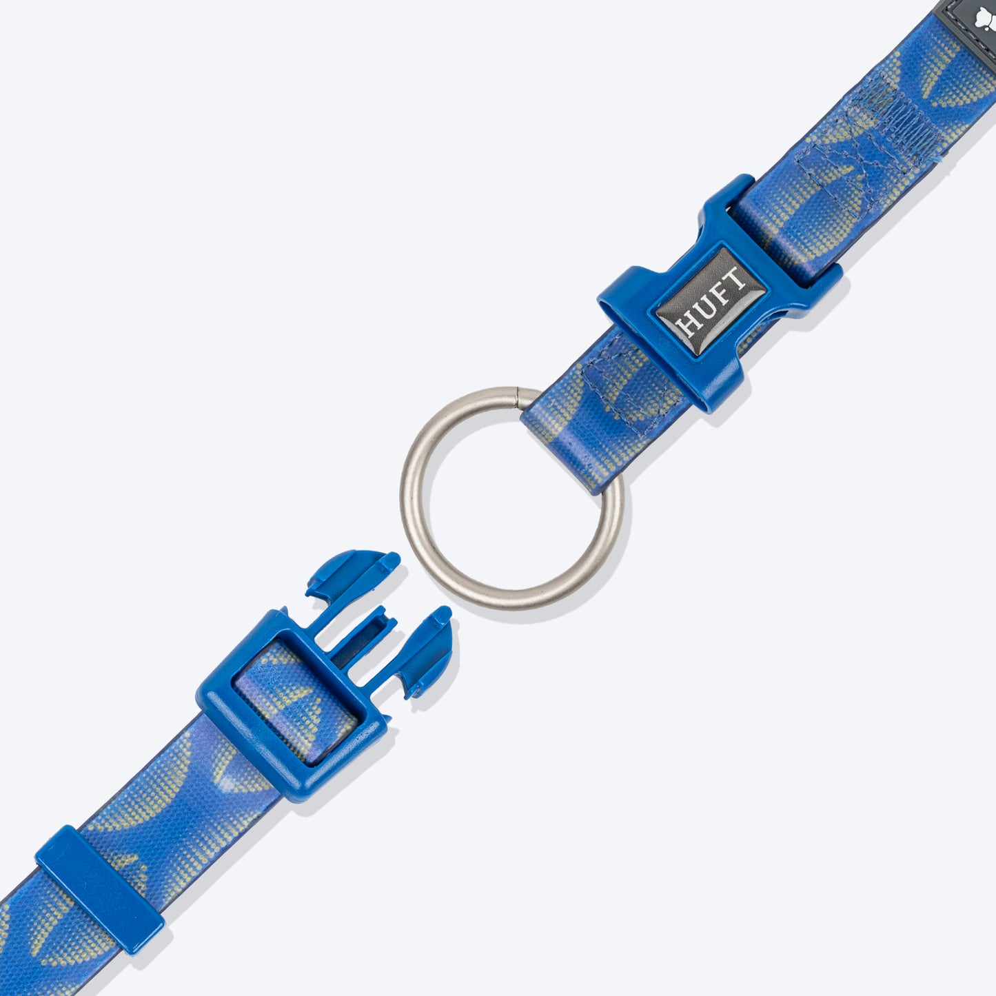 HUFT Oval Opulence Waterproof Collar For Dog - Blue