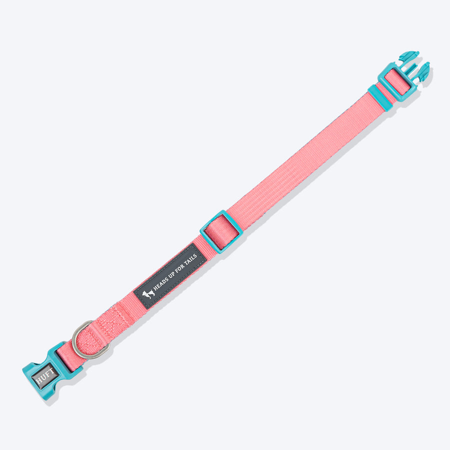 HUFT Dichromatic Collar For Dog - Red & Blue