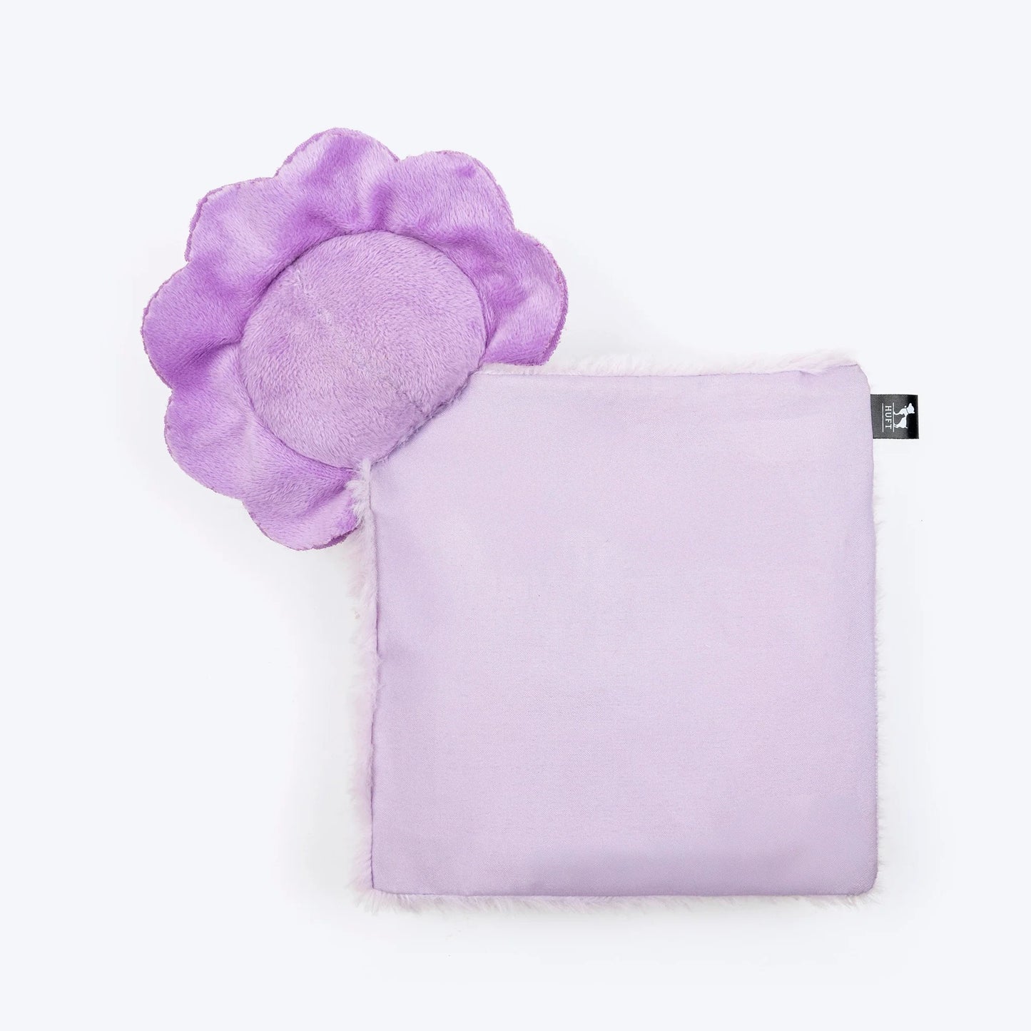 HUFT Crinkly Rumbly Rhino Plush Toy For Small Dog - Lavender