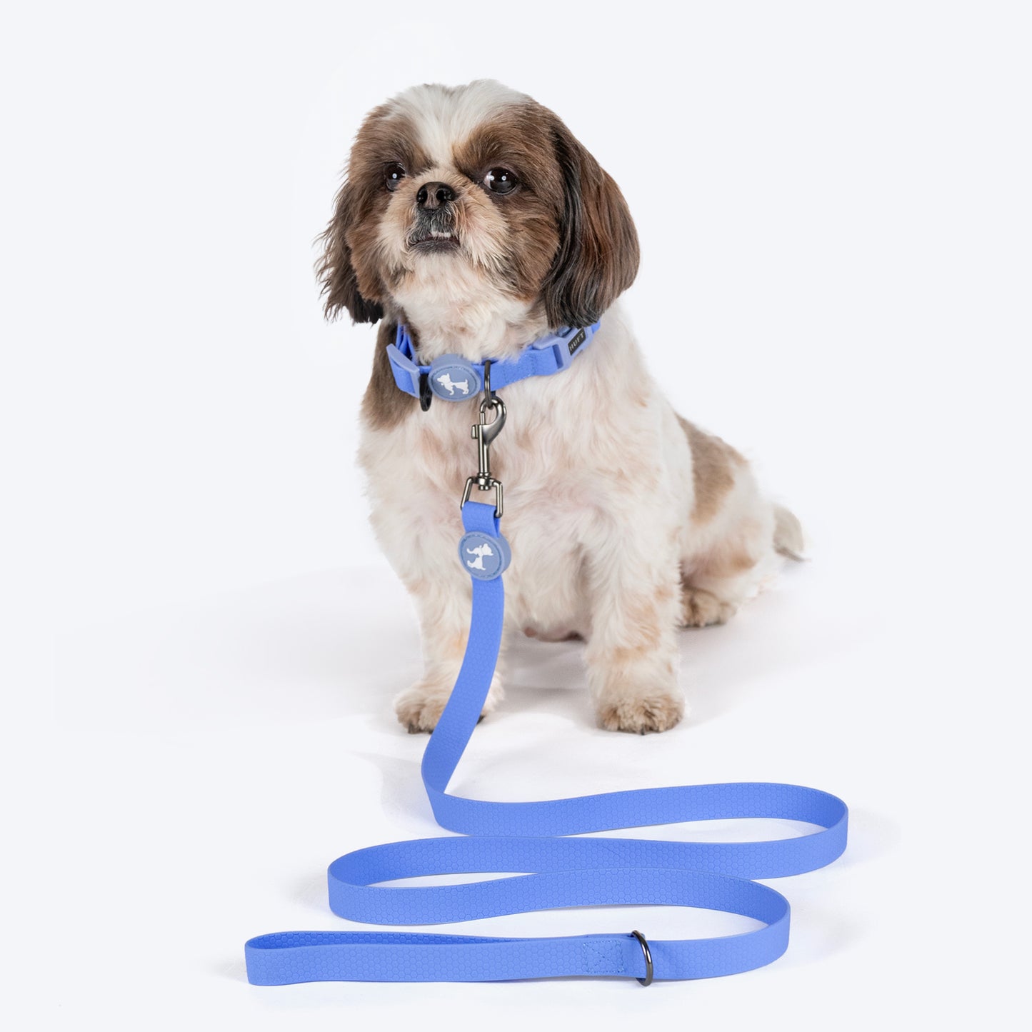 HUFT Hive Harmony Waterproof Collar And Leash Set For Dog - Blue