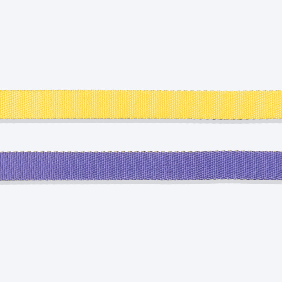 HUFT Dichromatic Leash For Dog - Yellow & Purple