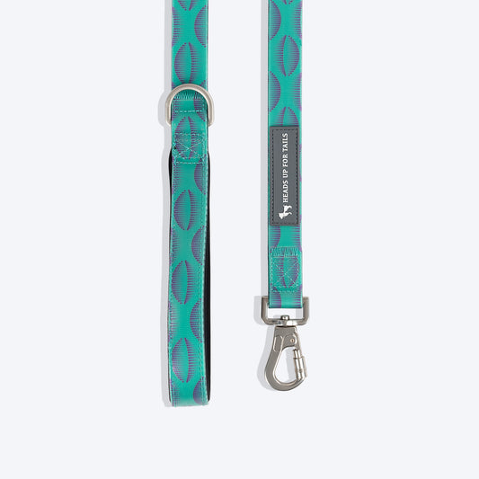 HUFT Oval Opulence Waterproof Leash For Dog - Green