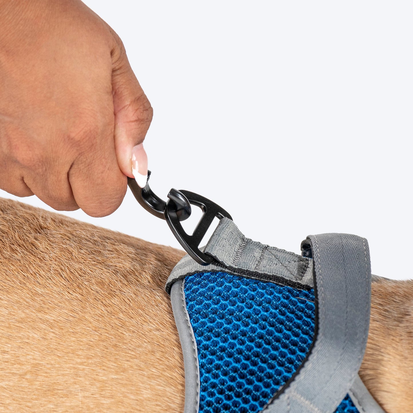 HUFT Easy Fit U-Harness For Dogs - Blue