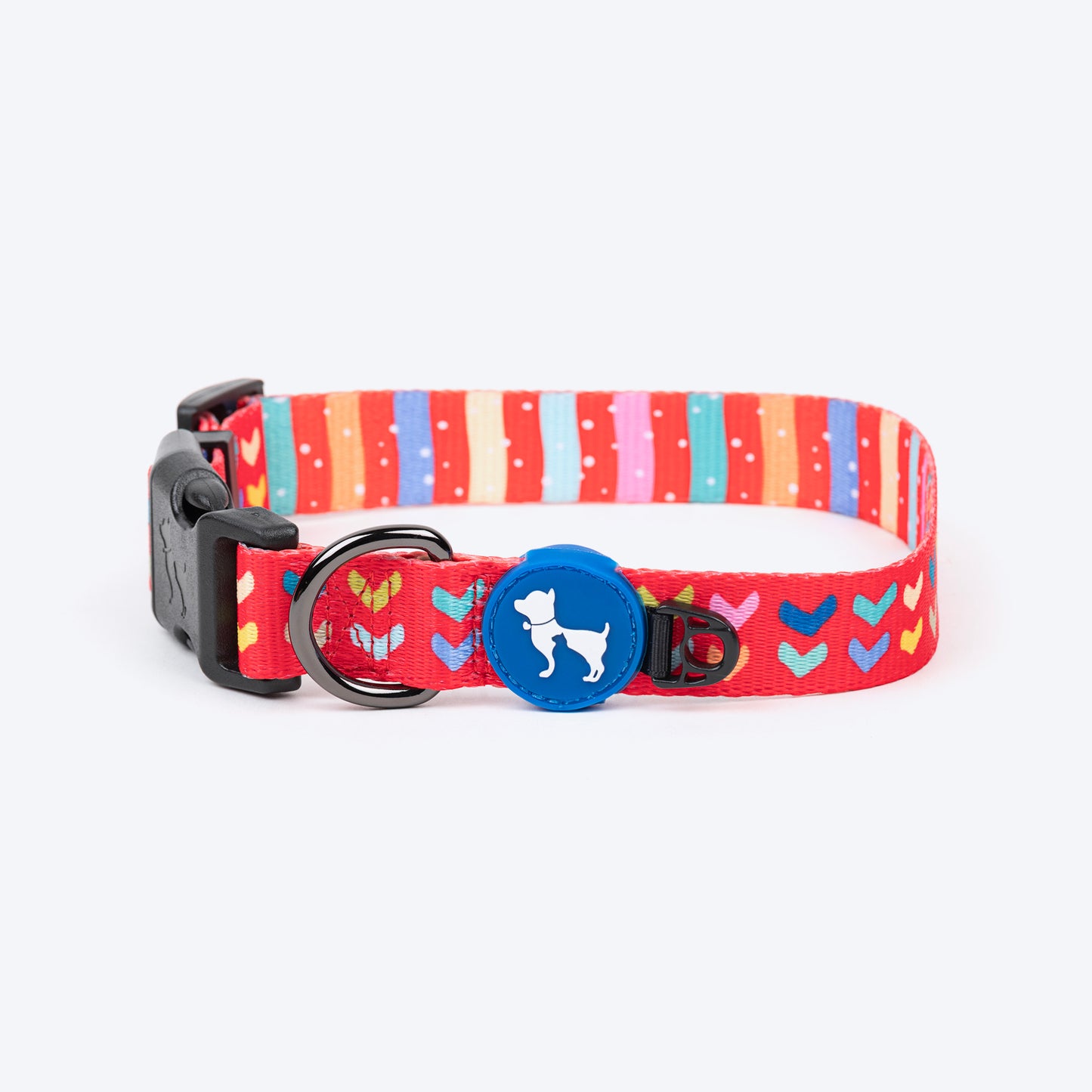 HUFT Heart To Heart Collar For Dog - Red
