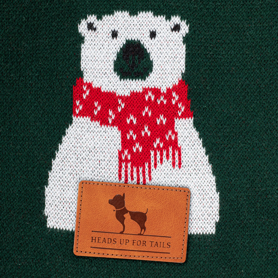 HUFT Pawlar Bear Blanket For Dog & Cat - Green