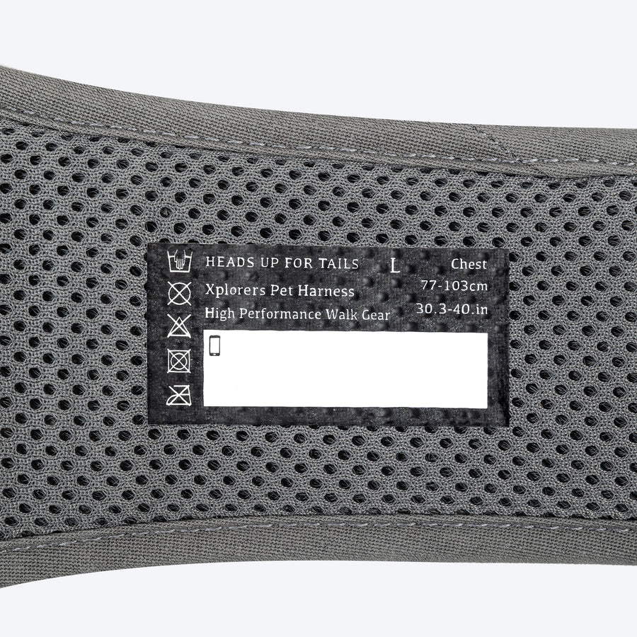 HUFT Xplorers Harness For Dog - Grey