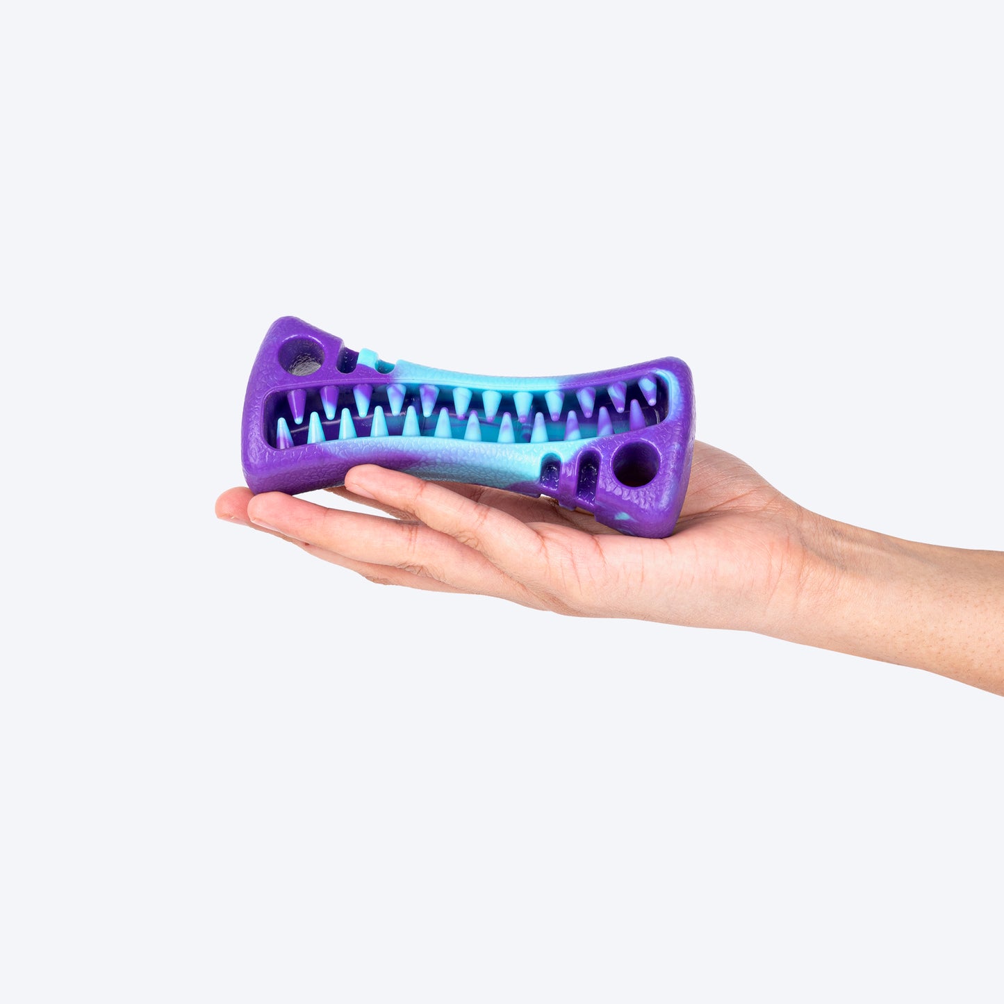 Dash Dog Bone Amigo Chew Toy For Dog - Purple & Blue